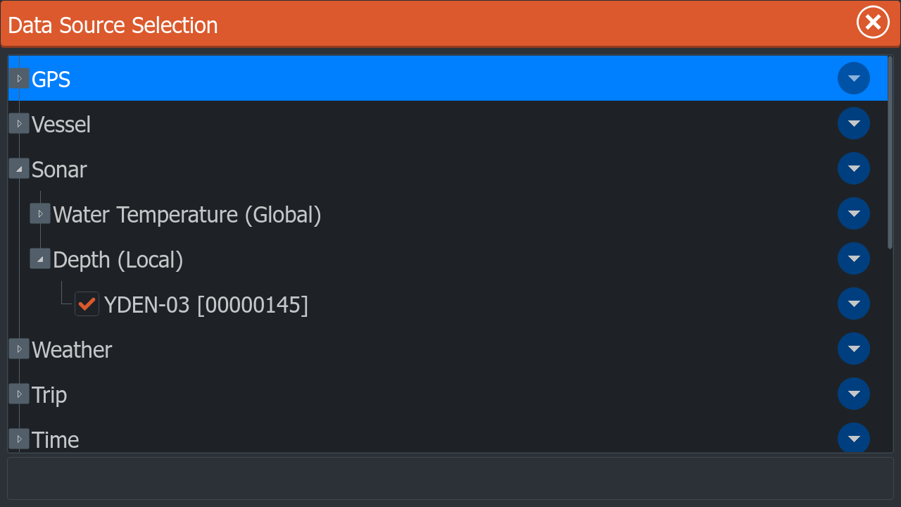 Lowrance data sources